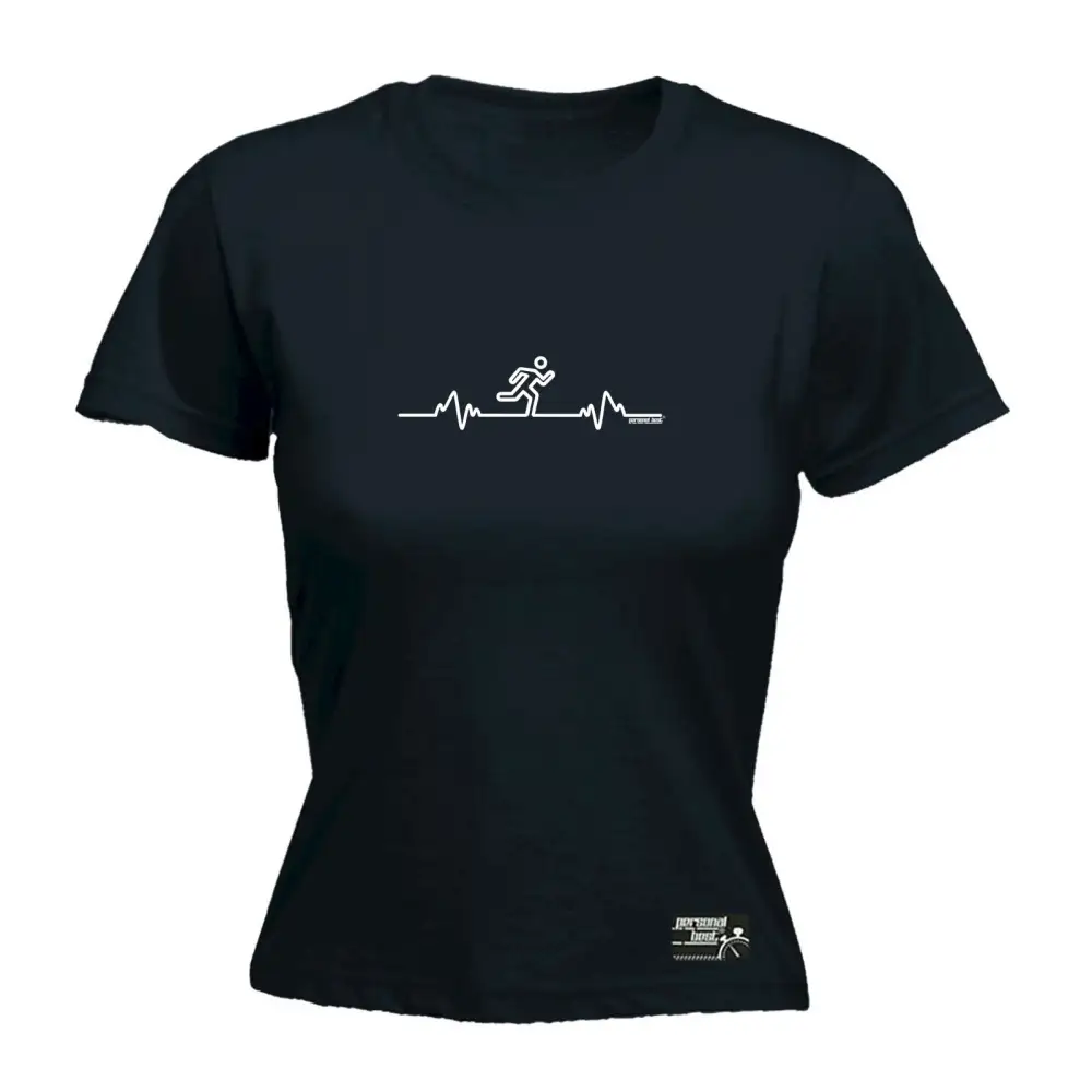 Running Pulse Graphic Fitted Tee
