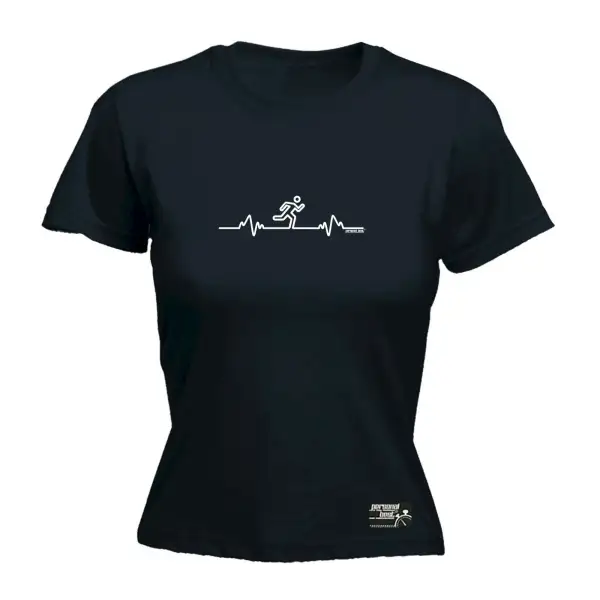 Running Pulse Graphic Fitted Tee