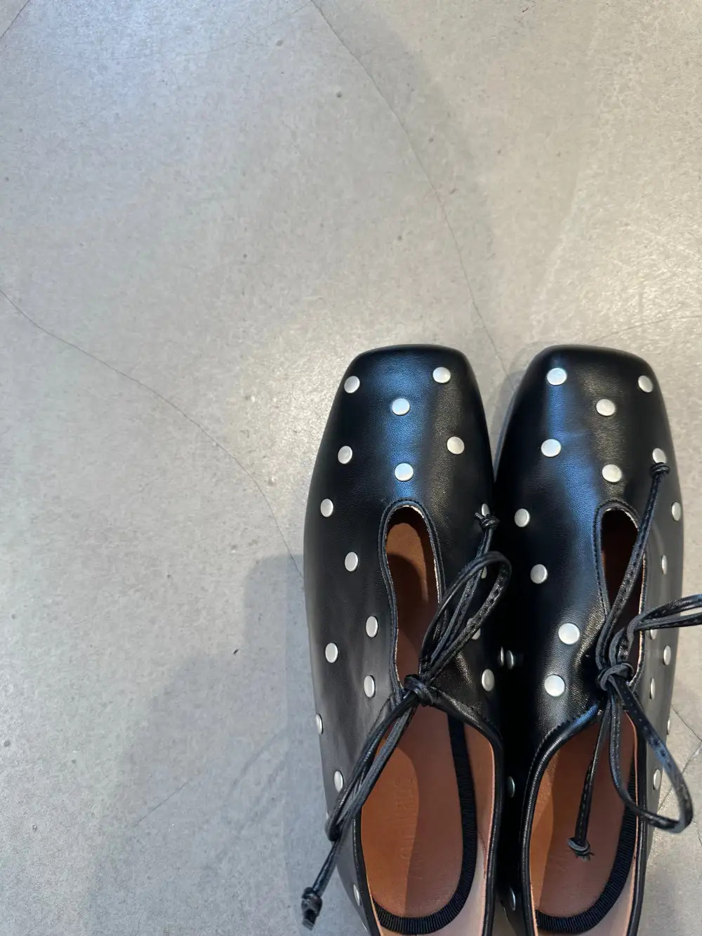 Lamb Leather Square Toe Everyday Flats