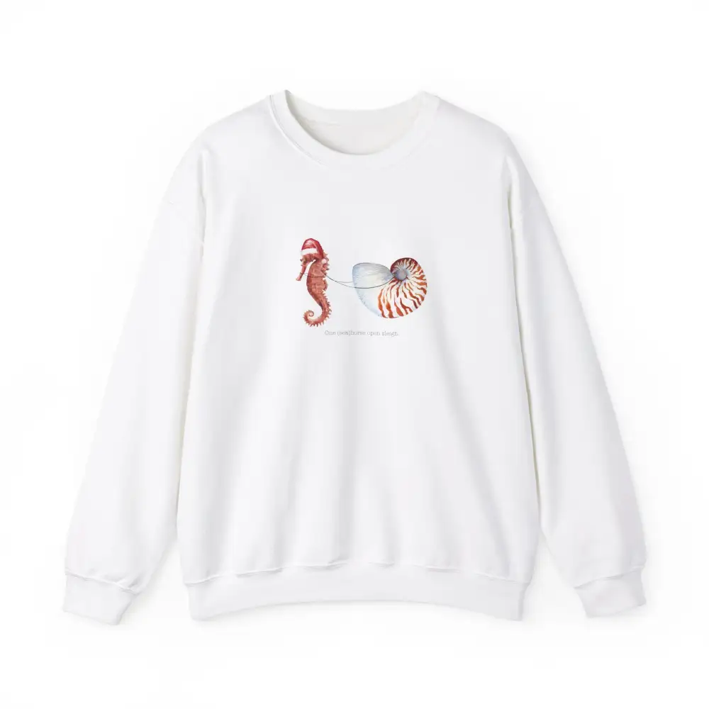 Seahorse Glide Graphic Crewneck Sweatshirt