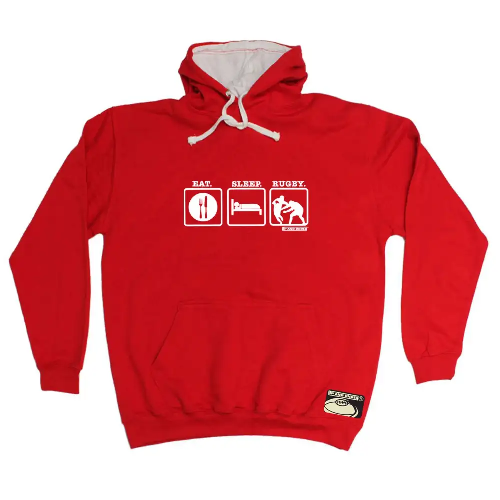 Rugby Routine Graphic Hoodie
