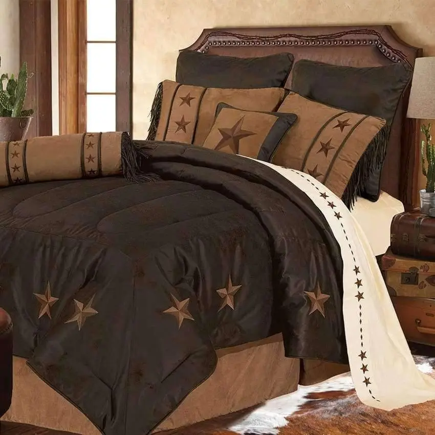 Embroidered Cotton Comforter Set