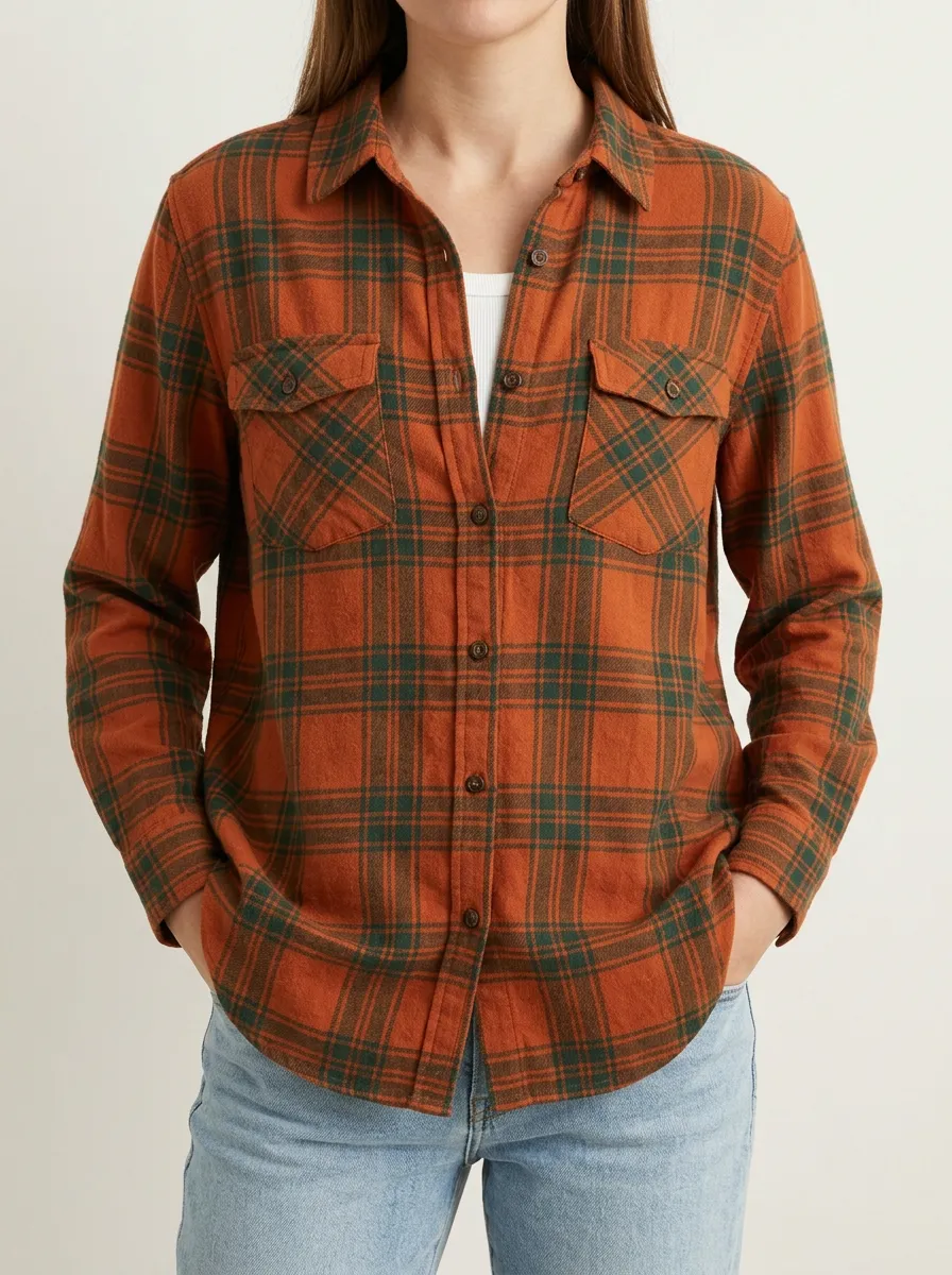 Casual Plaid Plaid Long-Sleeve Shirt