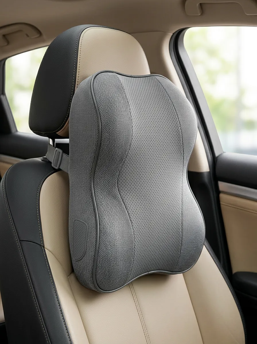 Neck-Support Mesh Car Neck Support Pillow