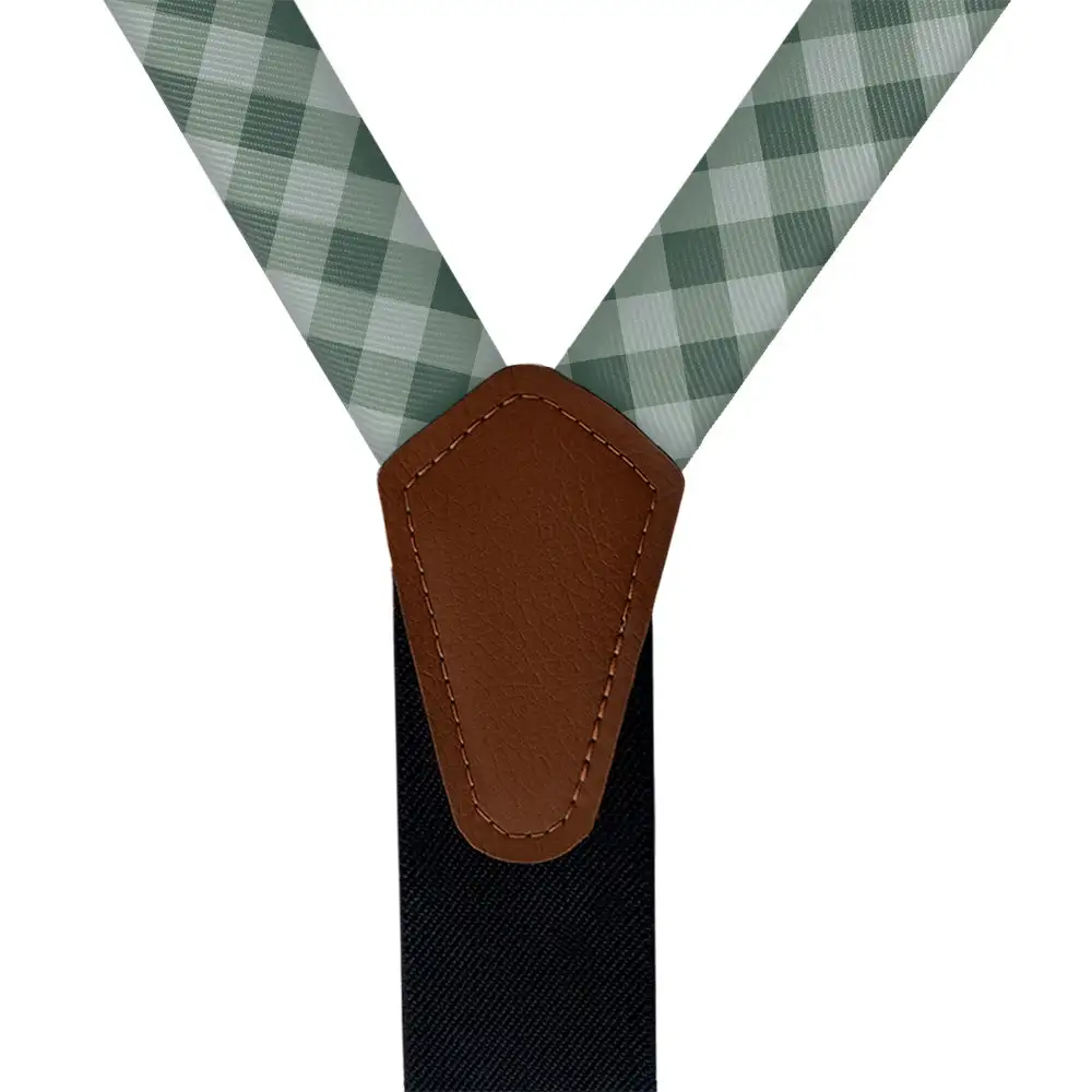 Gingham Plaid Pattern Suspenders