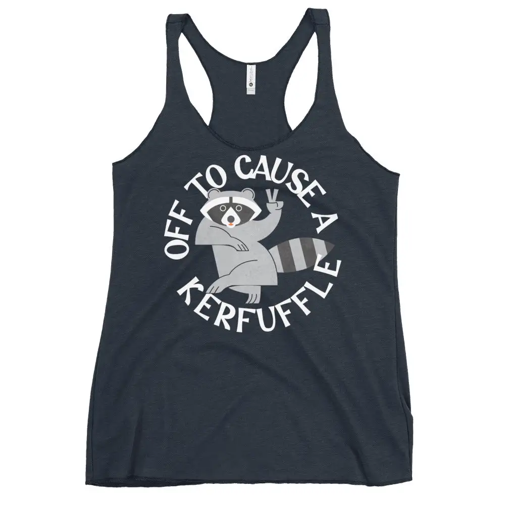 Playful Print Racerback Tank