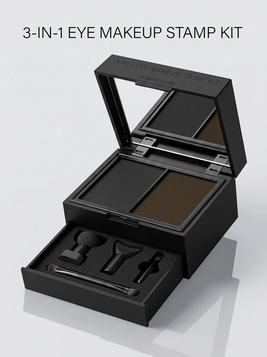 Simple 3-in-1 Eye Makeup Stamp Kit