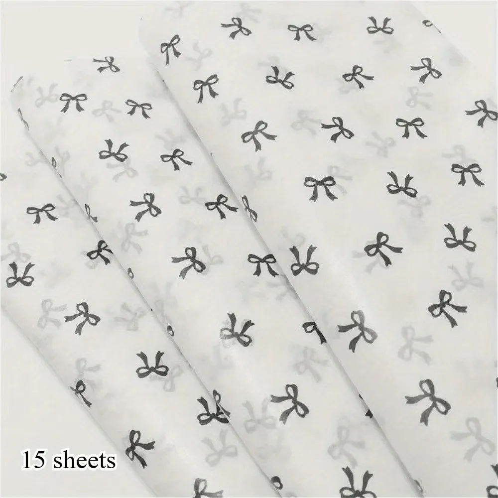 Minimalist Bow Tissue Wrapping Paper