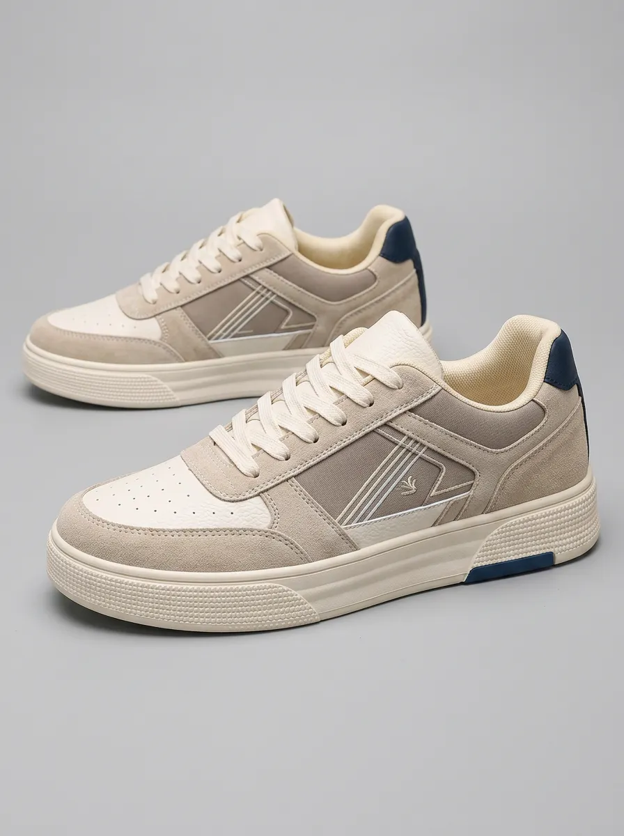 Men's Weekend Casual Geometric Pattern Printed Sneakers
