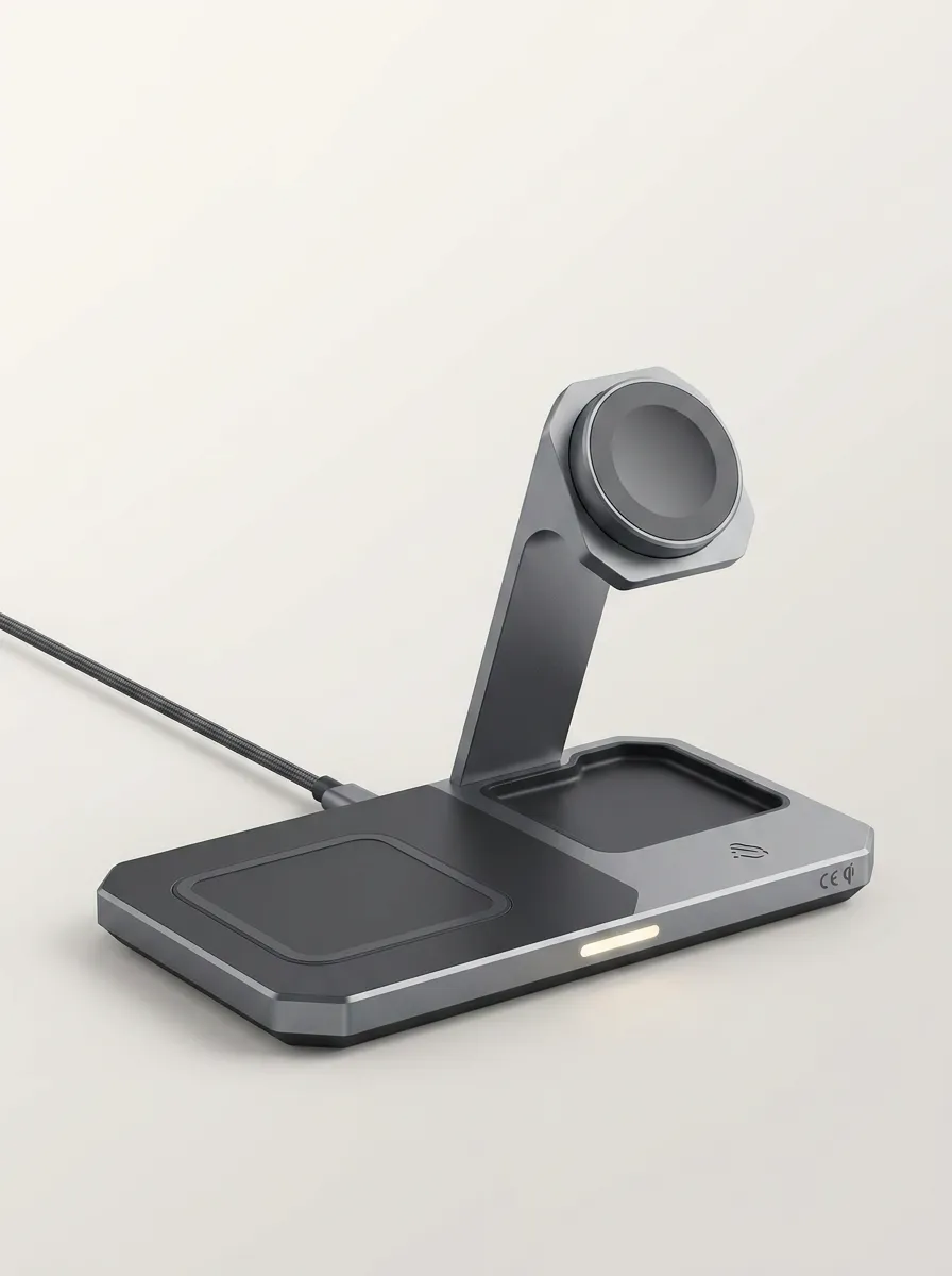 3-in-1 Wireless Magnetic Fast Charging Station