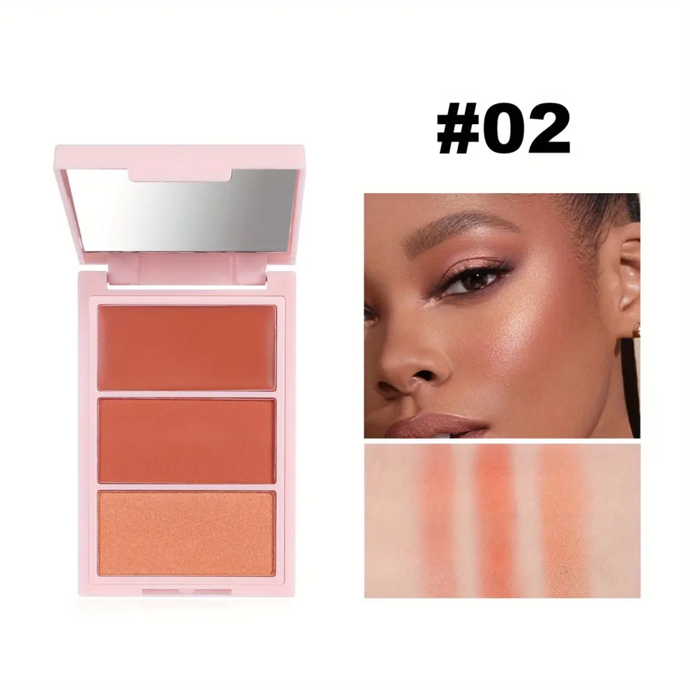 3-Color Blush Palette
