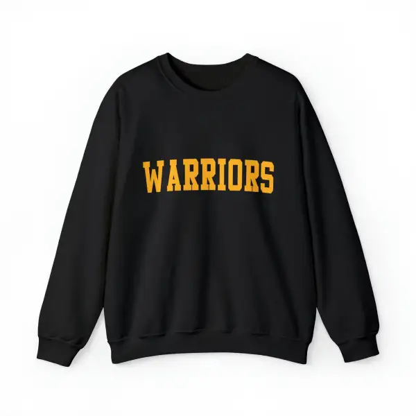 Everyday Athletic Lettering Blue Accent Gold Accent Team Graphic Crewneck Sweatshirt