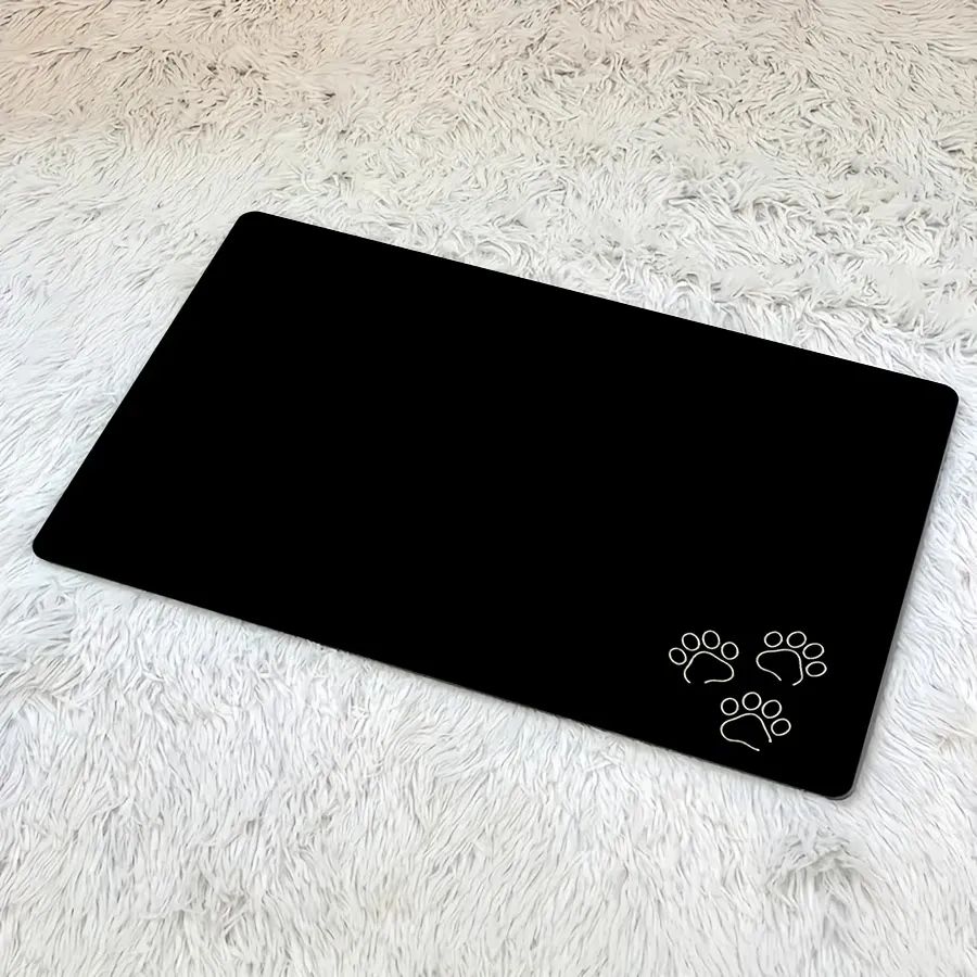 Minimalist Paw Pet Food Mat
