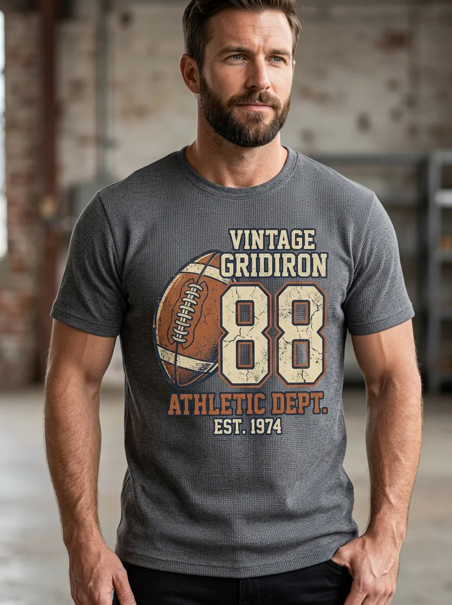 Men's Classic Gridiron Vintage T-Shirt