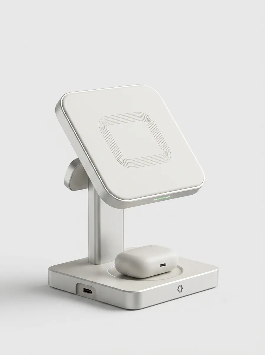 Tech Enthusiast Minimalist Magnetic Wireless Printed Charger