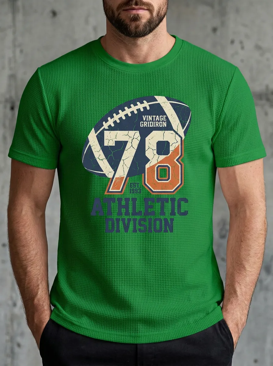 Men's Gridiron Helmet Graphic T-Shirt