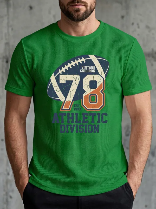 Men's Gridiron Helmet Graphic T-Shirt