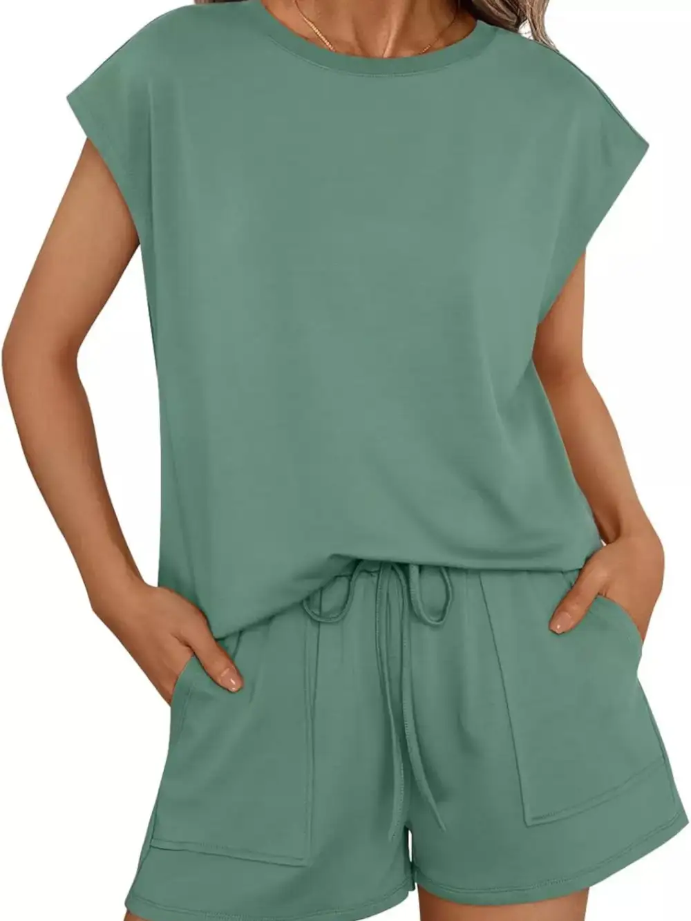 Casual T Shirt Shorts Set