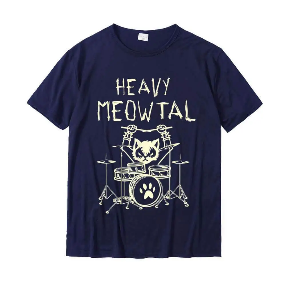 Cat Meowtal Graphic T-Shirt