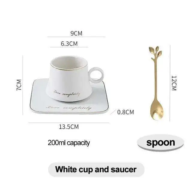 Porcelain Luxurious Cup Set Everyday