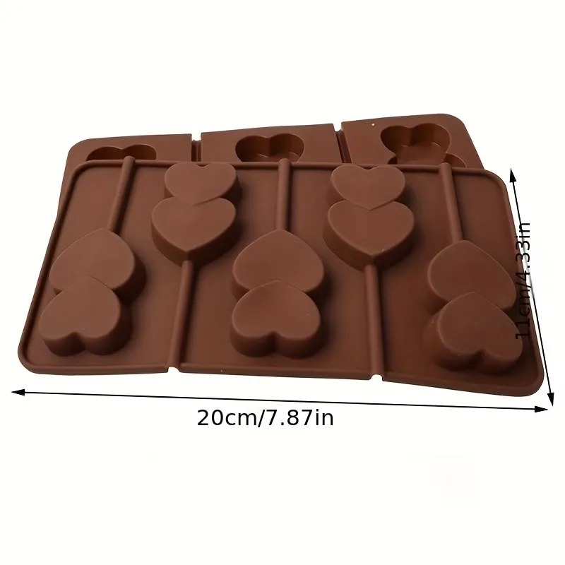 Double Heart Chocolate Mold