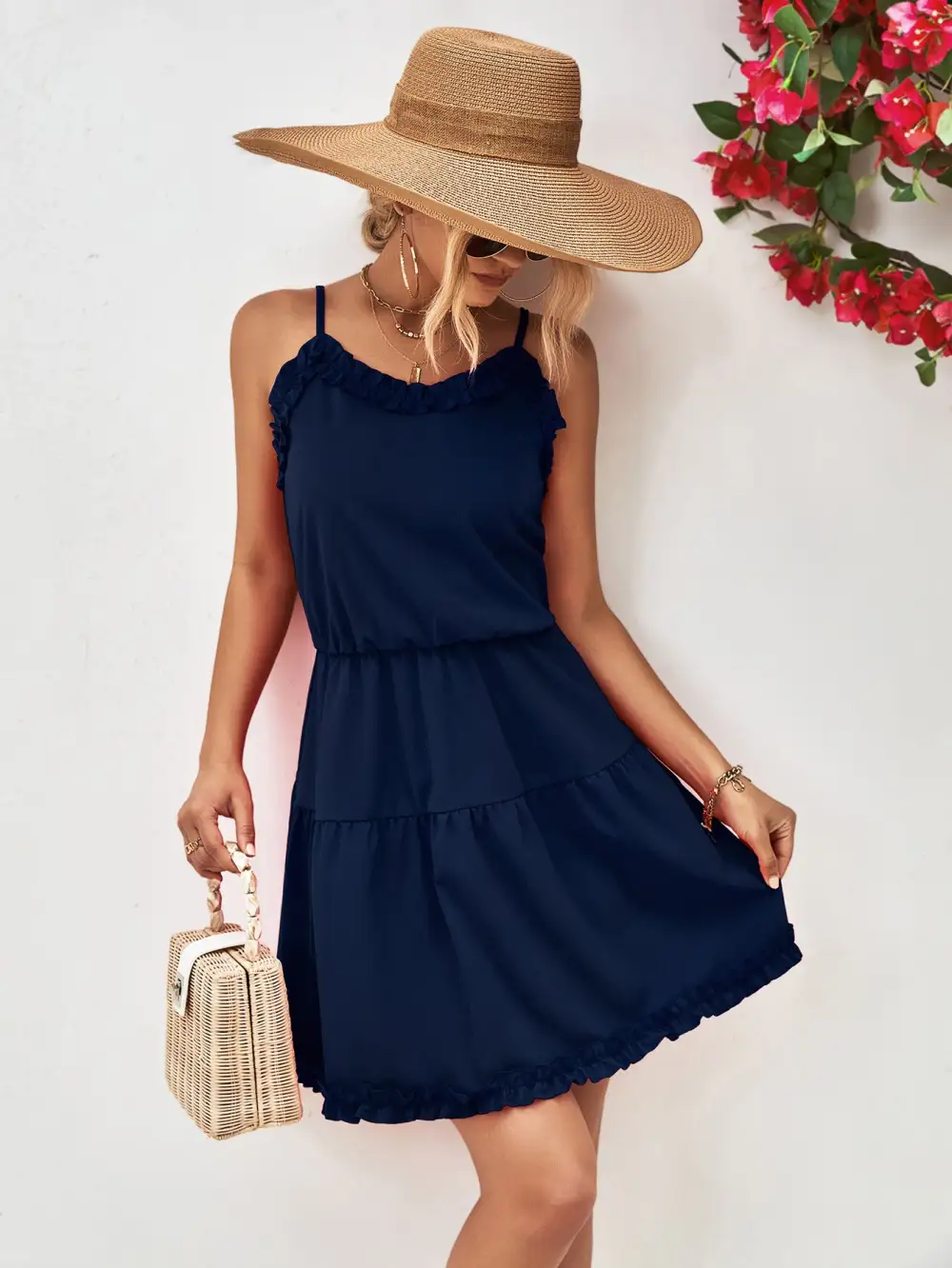 Layered Soft Mini A-Line Dress