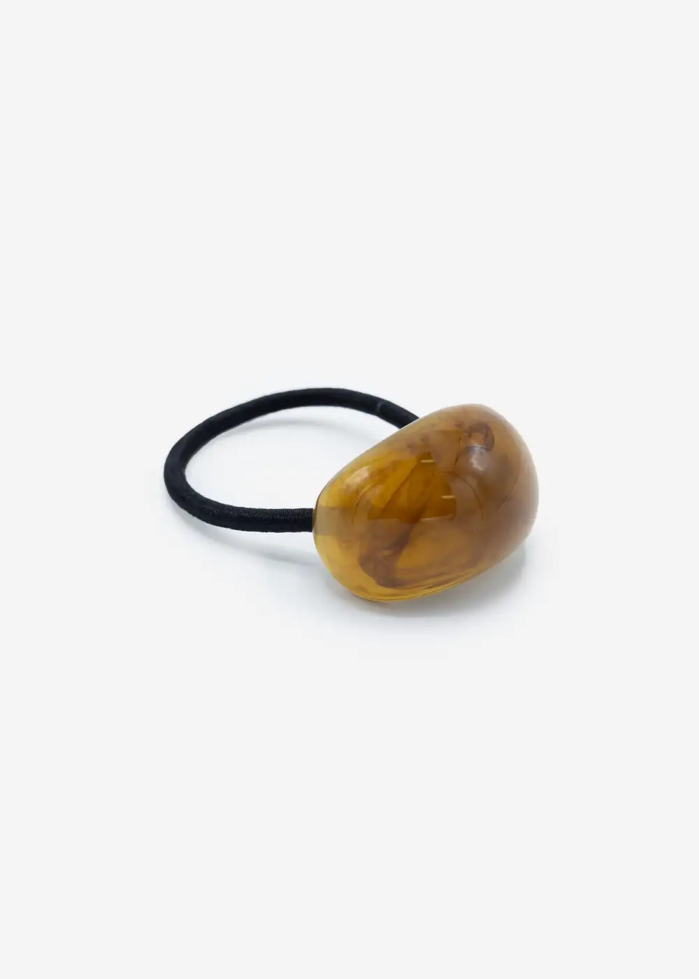 Brown Curved Hair Tie
