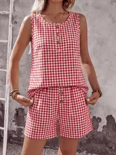Relaxed Relaxed Everyday Top and Shorts Matching Set