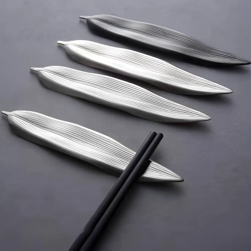 Leaf-Shaped Chopstick Rest