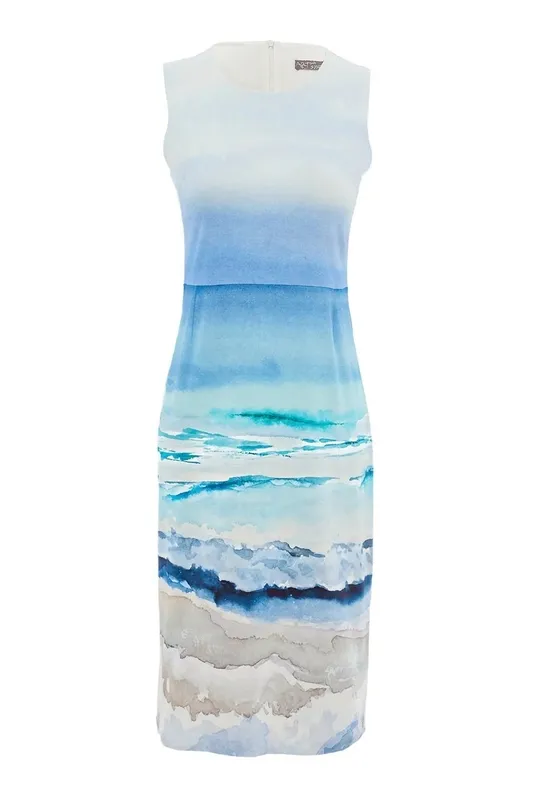 Cotton Midi Sleeveless Cape