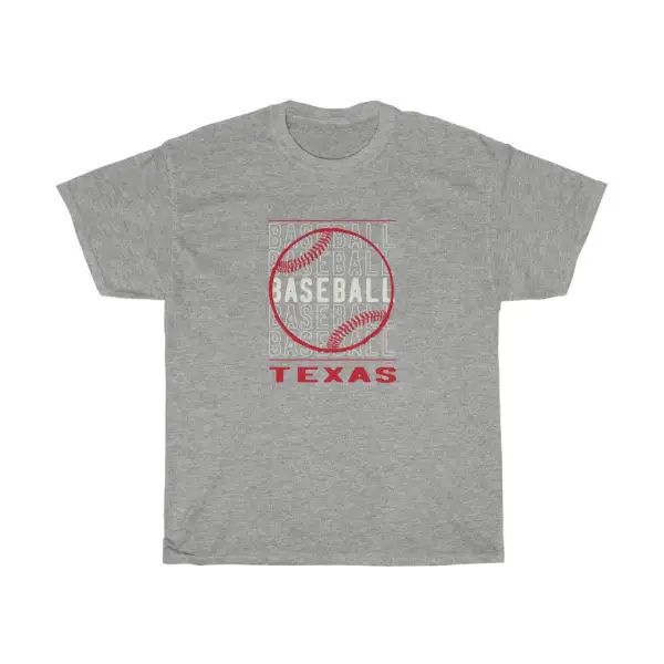 Baseball Texas with Baseball Graphic T-Shirt