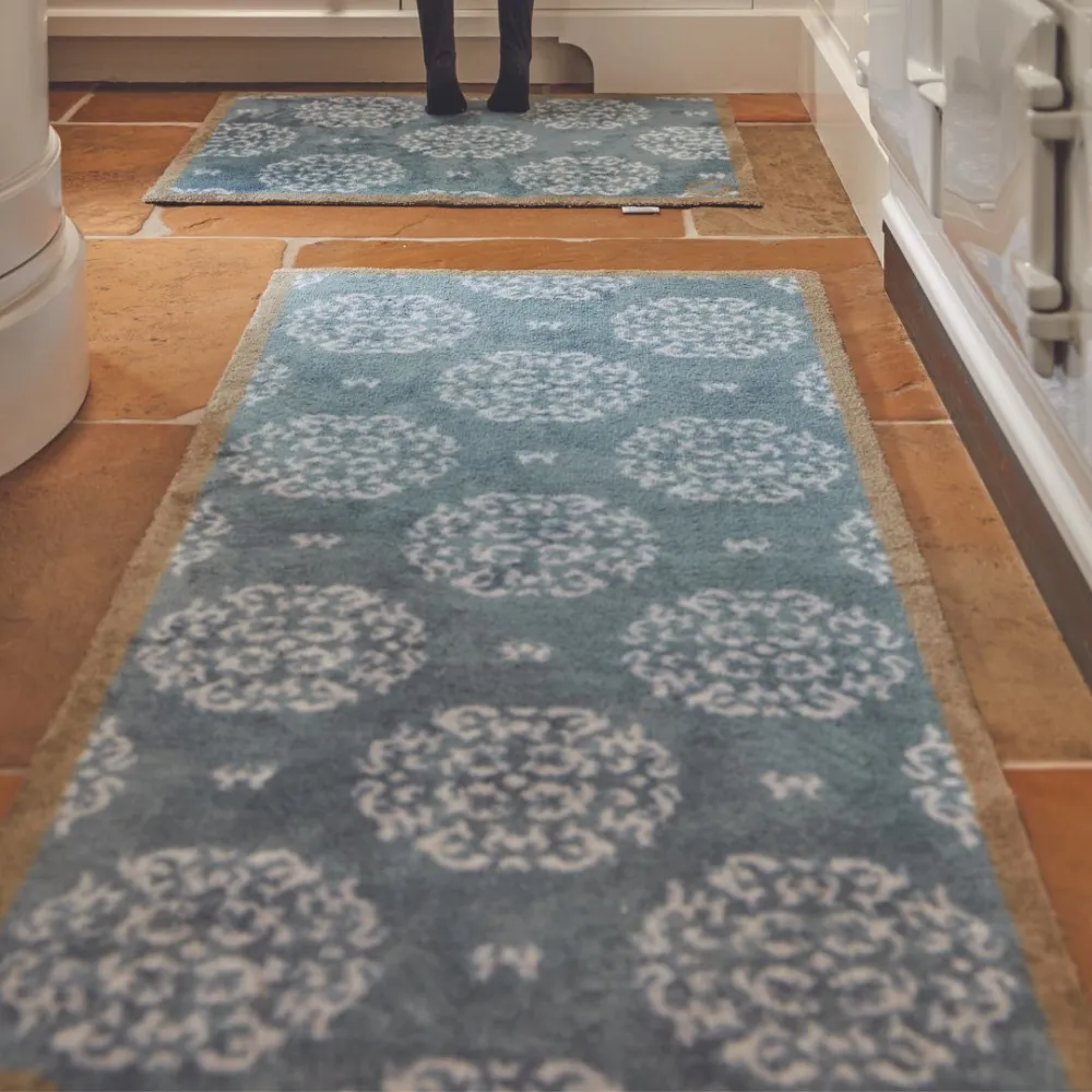 Delicate Floral Runner Rug