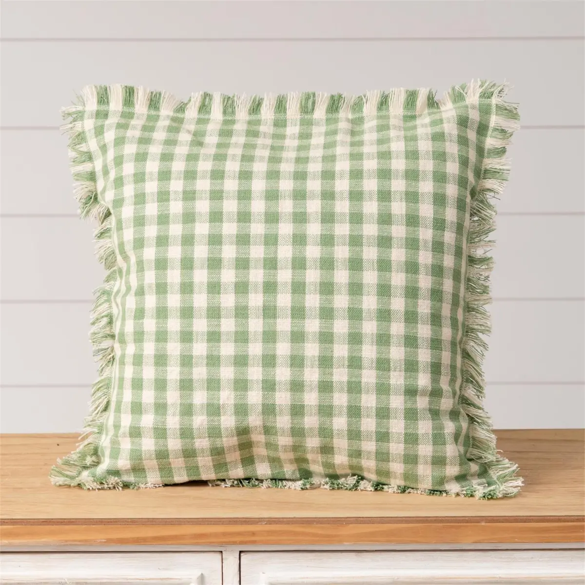 Checked Decorative Accent Pillow