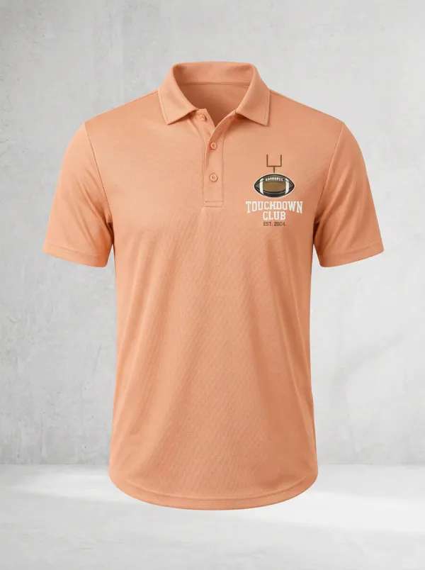 Football Inspired Casual Polo Shirt