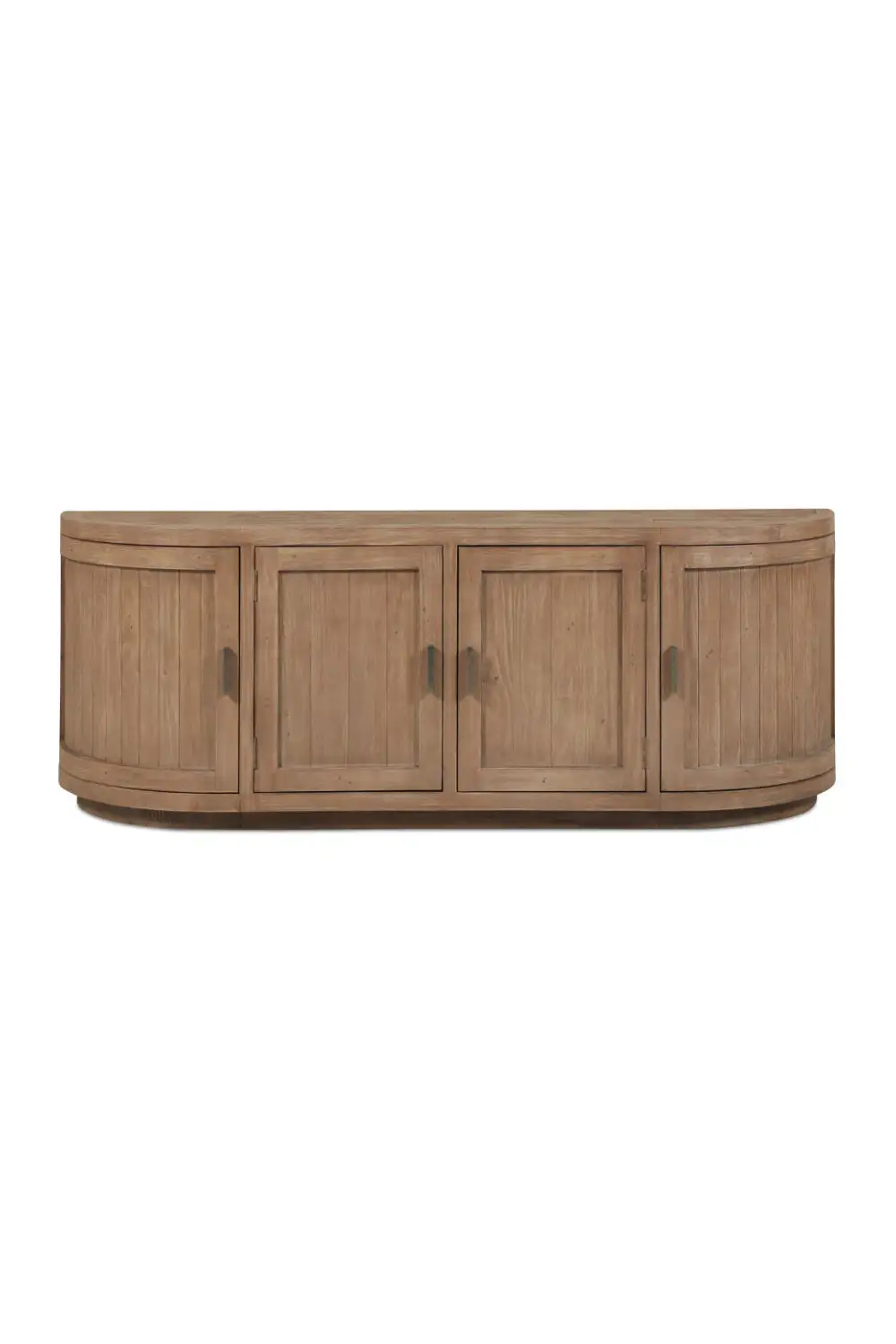 Pine Wood Four-Door Media Cabinet