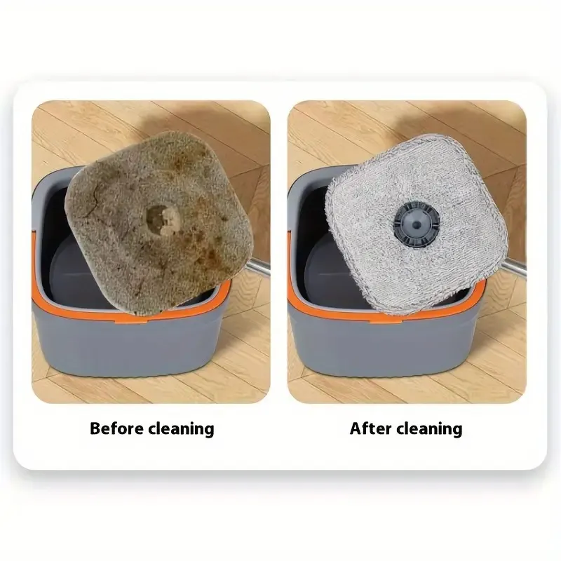 360° Independently Rotating Mop And Cleaning Bucket