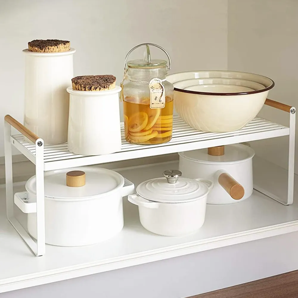 White Countertop Display Riser