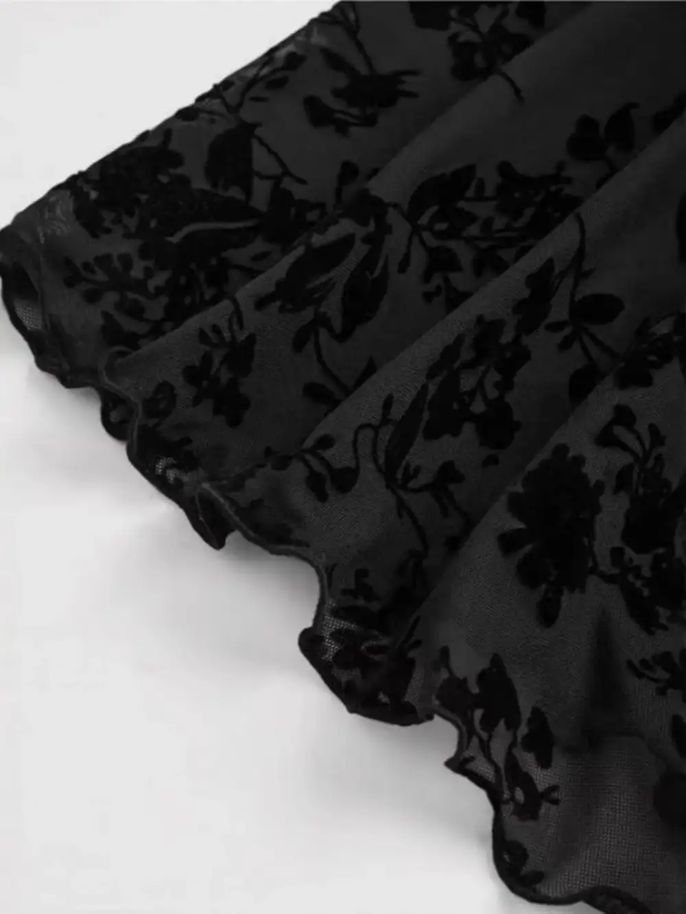 Easy Fit Lace Flared Mini Dress