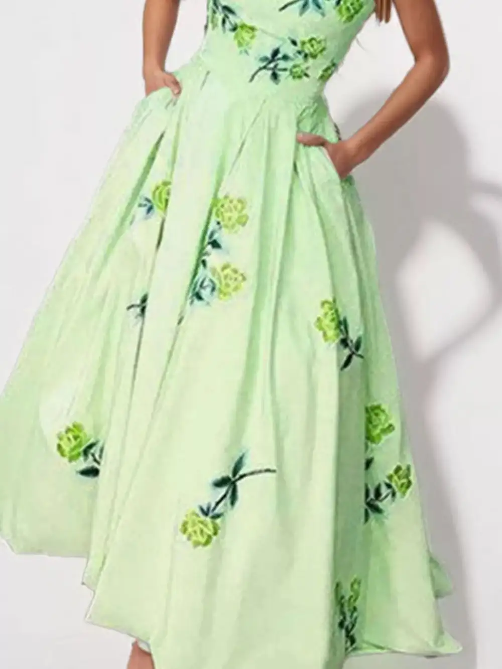 Refined Floral Maxi Dress