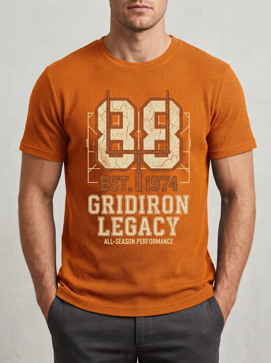 Men's Football Fan Gridiron Legacy 88 Printed T-shirt