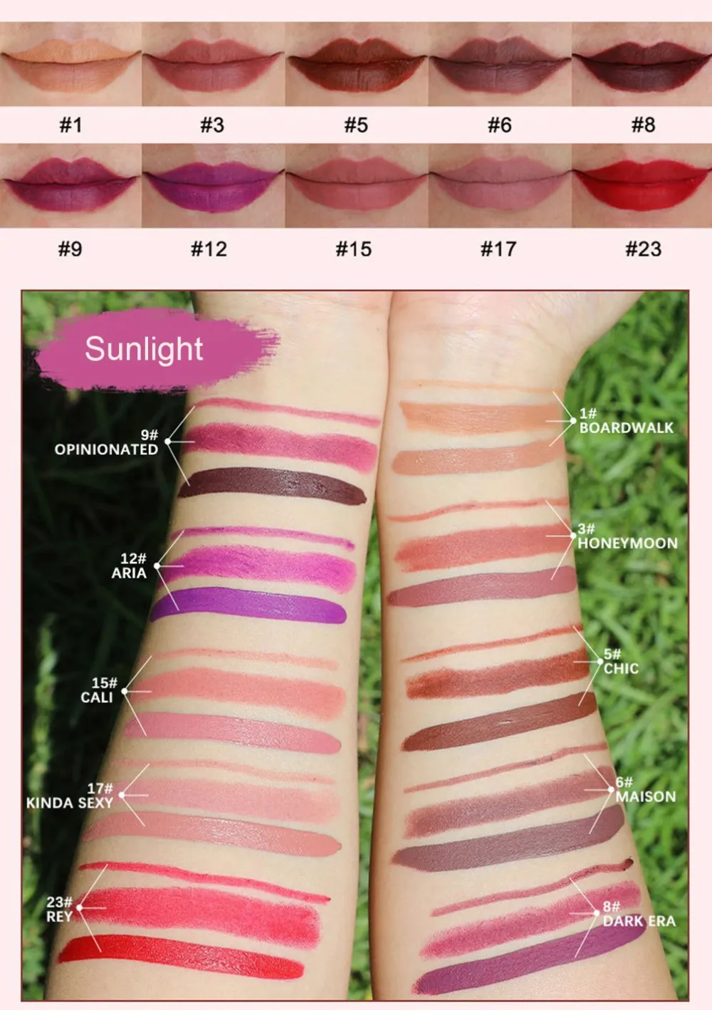 Blendable Lip Liner Pencil Set