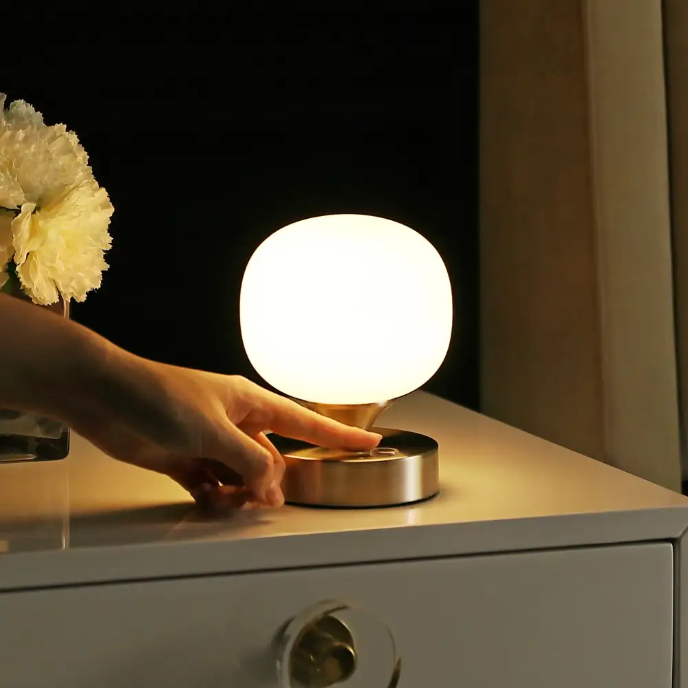 Modern Minimalist Iron Rechargeable Integrated LED Table Lamp