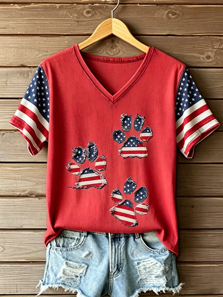 Women's American Paw T-Shirt