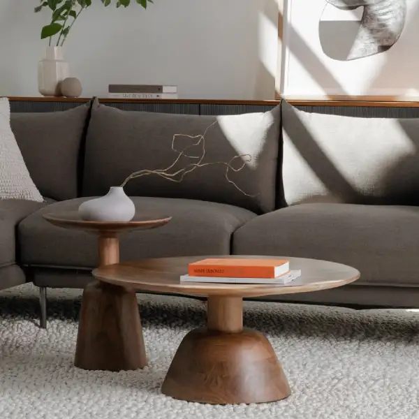 Wooden Round Coffee Table
