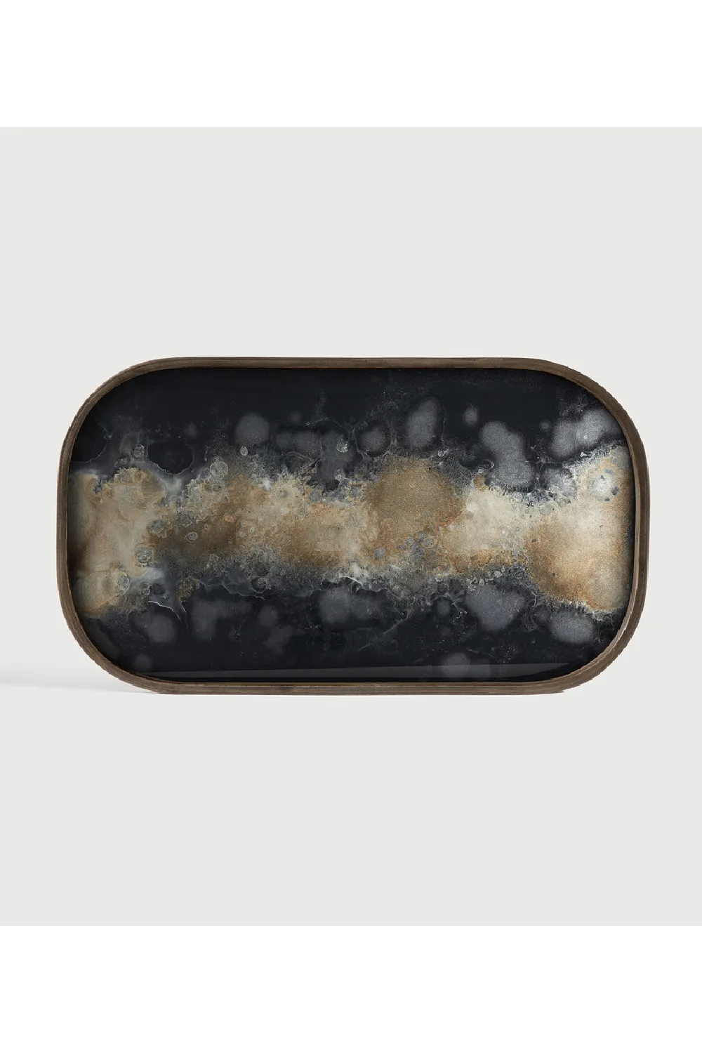 Hand-painted Glass Valet Tray