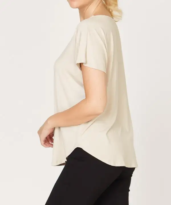 Bamboo Casual Dolman Sleeve Top Tee