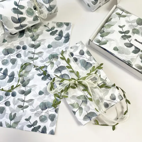 30 Pcs Eucalyptus Gift Wrapping Paper
