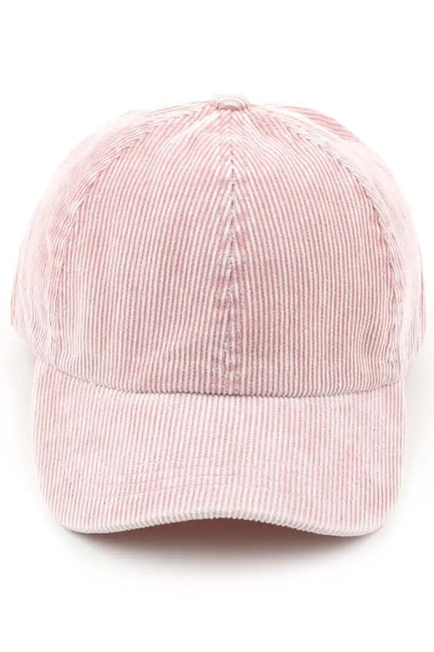Stonewashed Corduroy Cap