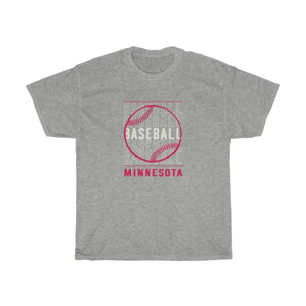 Baseball Minnesota with Baseball Graphic T-Shirt