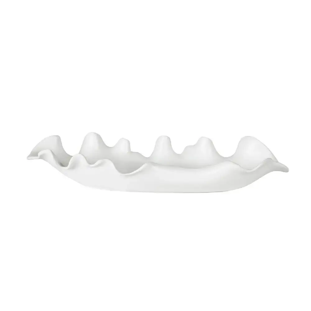Ceramic Curve-Edged Indoor Outdoor Bowl